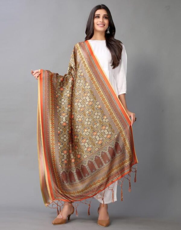 Multicolour Printed Dupatta