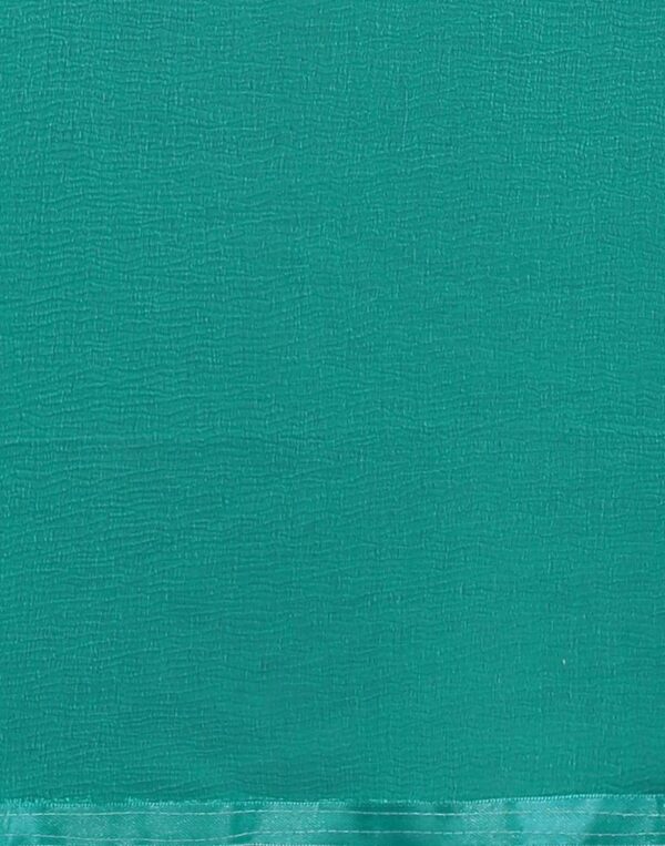 Embroidery Cotton Blend Unstitched Salwar Suit Material - Image 4