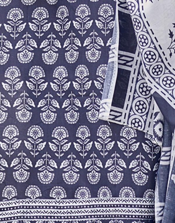 Printed Cotton Unstitched Salwar Suit Material - Image 2