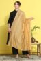 Cream Cotton Plain Dupatta