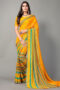 Turmeric Yellow Printed Saree