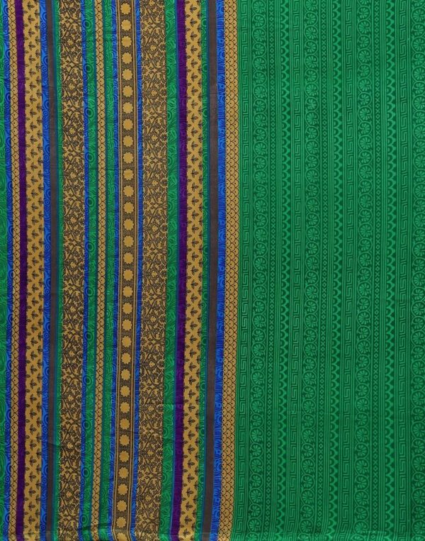 Green Georgette Saree - Image 4