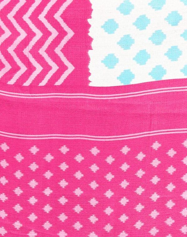 Multicoloured Silk Saree - Image 2