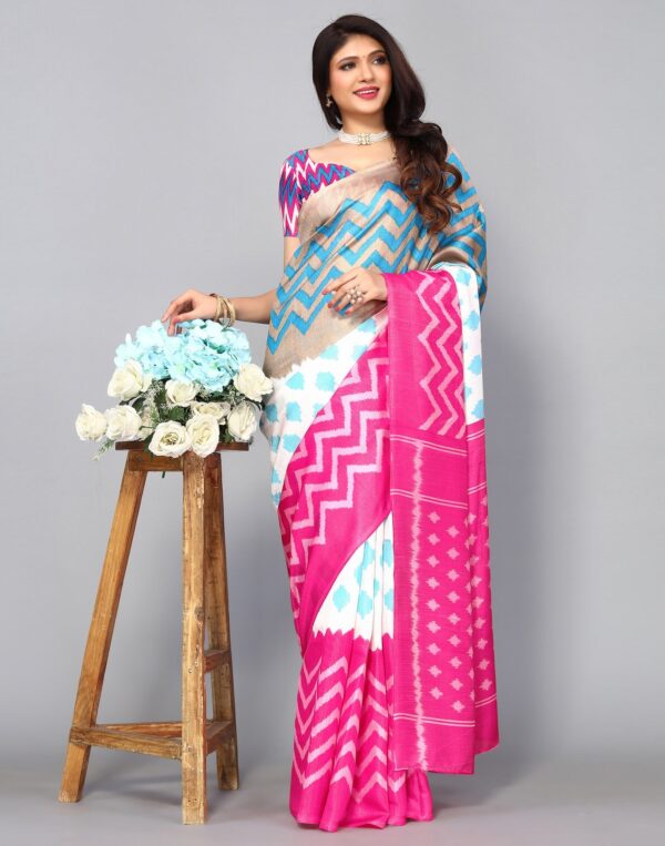 Multicoloured Silk Saree