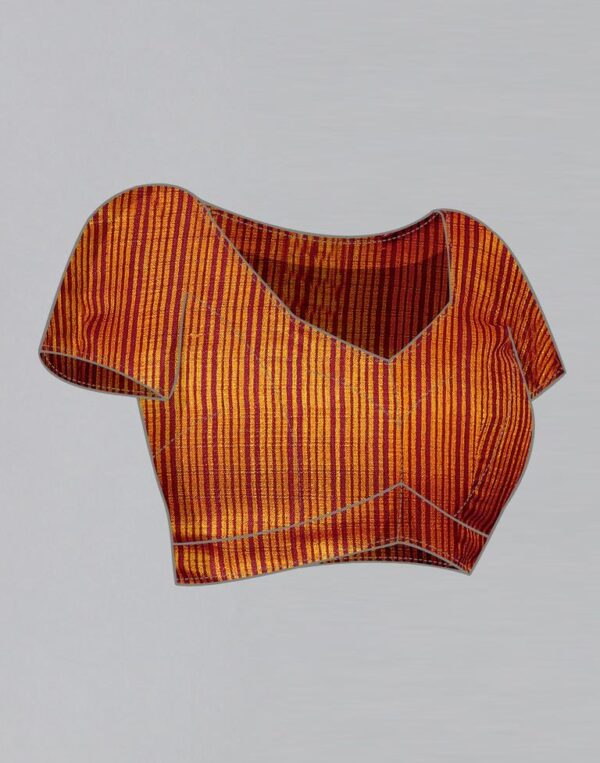 Multicoloured Silk Saree - Image 5