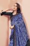 Blue Cotton Saree
