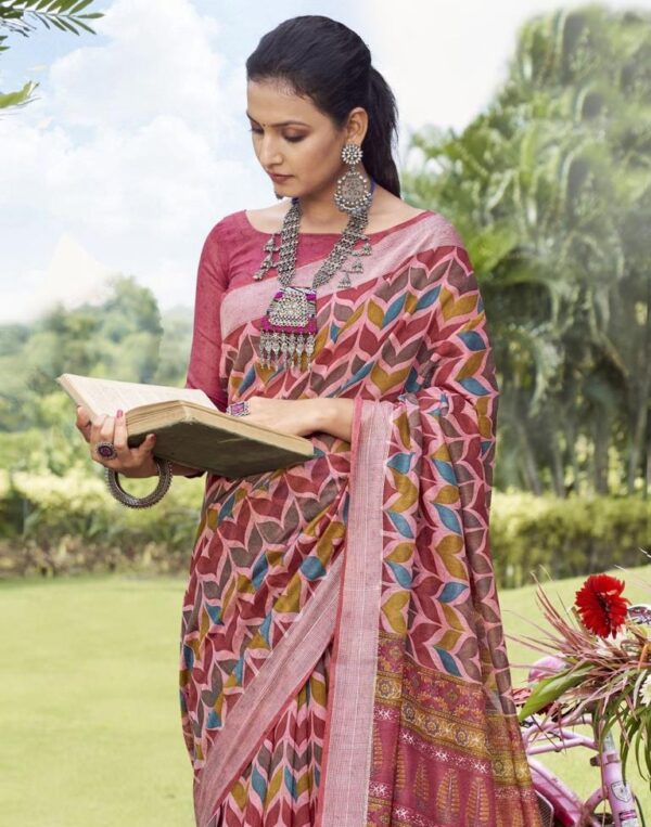 Multicoloured Cotton Saree